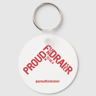 Proud to be a Fundraiser keyring