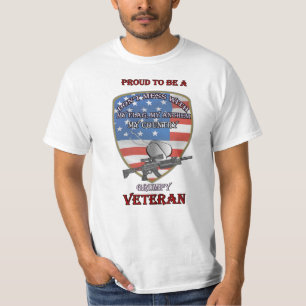 Proud To Be A Grumpy Veteran T-Shirt