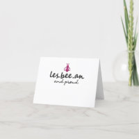 Proud to be a Les-bee-an Lesbian Funny Bee Bug 