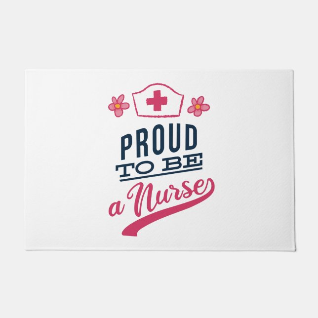 Proud to be a Nurse Doormat (Front)
