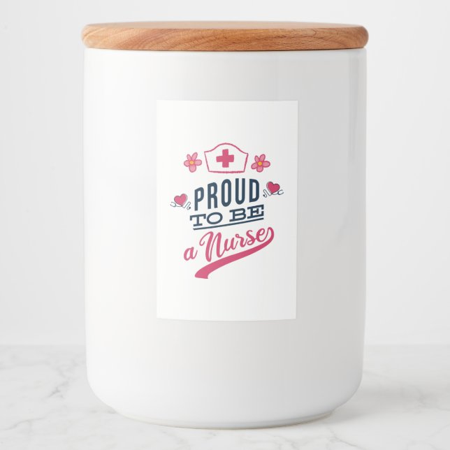 Proud to be a Nurse Food Label (Front)