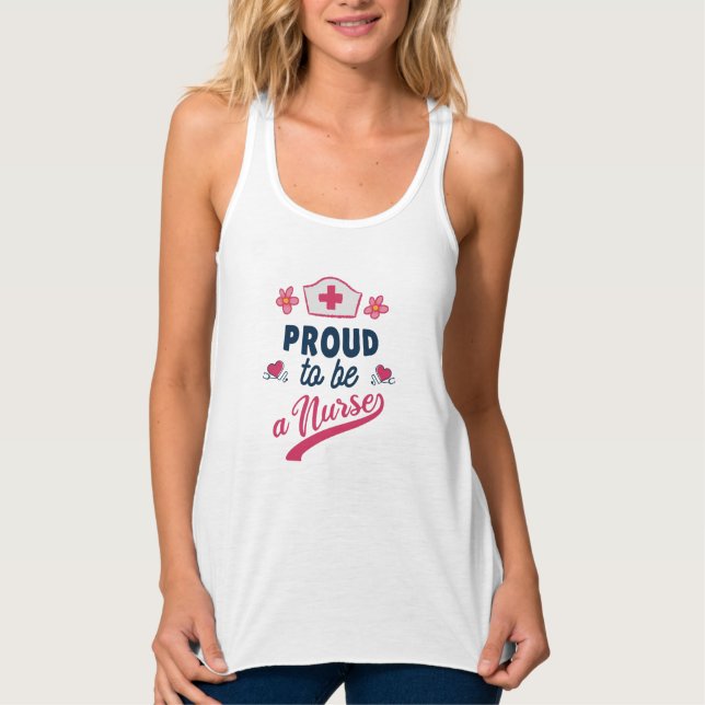 Proud to be a Nurse Singlet (Front)