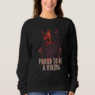 Proud To Be A Viking Norwegian Patriotic Norway Pa Sweatshirt