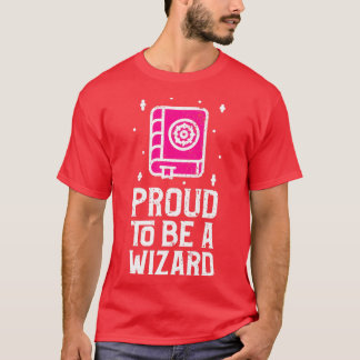 Proud To Be A Wizard Pink T-Shirt
