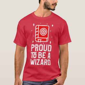 Proud To Be A Wizard Red T-Shirt