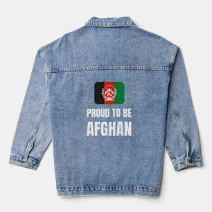 Proud to be Afghan Denim Jacket