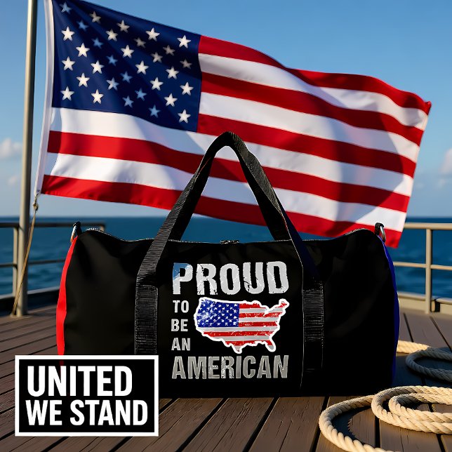 Proud To Be An American Duffle Bag (Creator Uploaded)