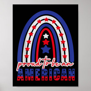 Proud To Be An American Funny Memorial Day Poster