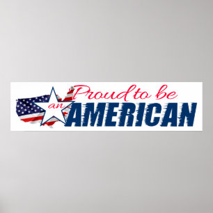 Proud to be an American Poster