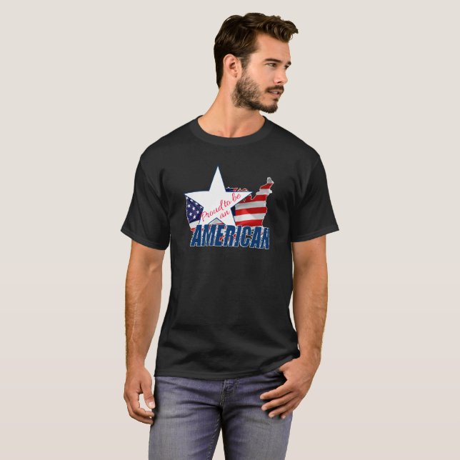 Proud to be an American T-Shirt (Front Full)