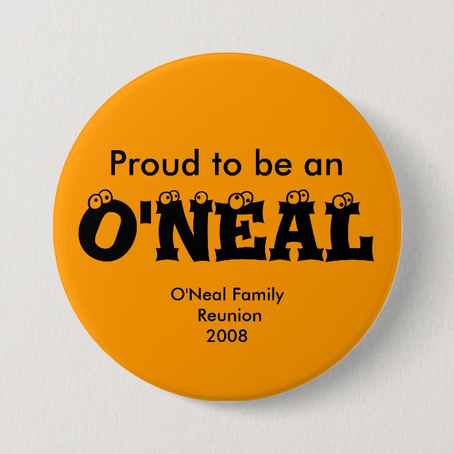 Proud to be an O'NEAL Button (Front)