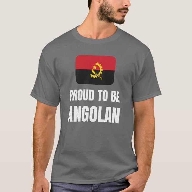 Proud to be Angolan T-Shirt (Front)