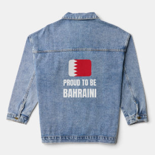 Proud to be Bahraini Denim Jacket