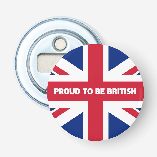 Proud to be British Bottle Opener (Front)