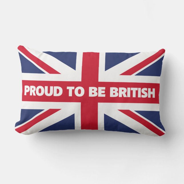 Proud to be British Lumbar Cushion (Front)