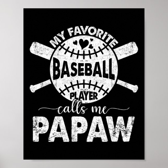 Proud To Be Called Papaw My Favourite Sell Player  Poster (Front)