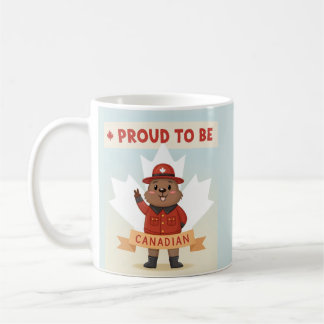 Proud to Be Canadian Card Coffee Mug