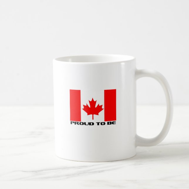 Proud to be Canadian Coffee Mug (Right)