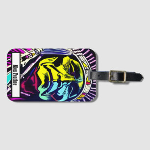 PROUD TO BE CHIEF. NATIVE AMERICAN CHIEF. LUGGAGE TAG