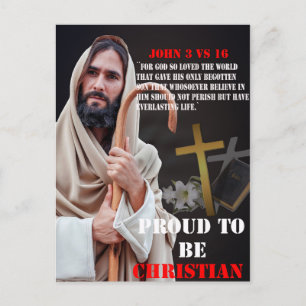 Proud To Be Christian Postcard