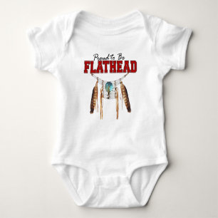 Proud to be Flathead Baby Jersey Bodysuit