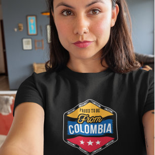 Proud to be from Colombia T Shirt