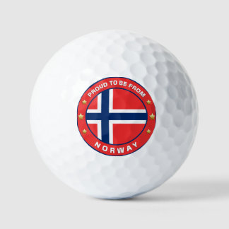 Proud To Be From Norway Golf Balls