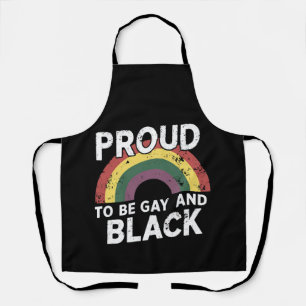 Proud To Be Gay And Black Pride Month 2025 Apron
