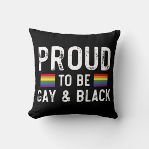 Proud To Be Gay And Black Pride Month 2025 Cushion