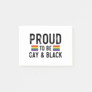 Proud To Be Gay And Black Pride Month 2025 Post-it Notes