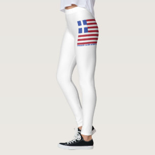 PROUD TO BE GREEK AMERICAN! LEGGINGS