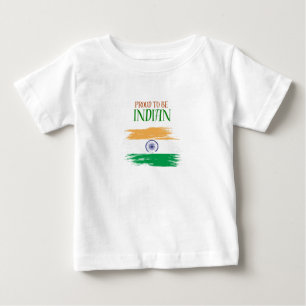 Proud to Be Indian Tricolor Toddler T-Shirt