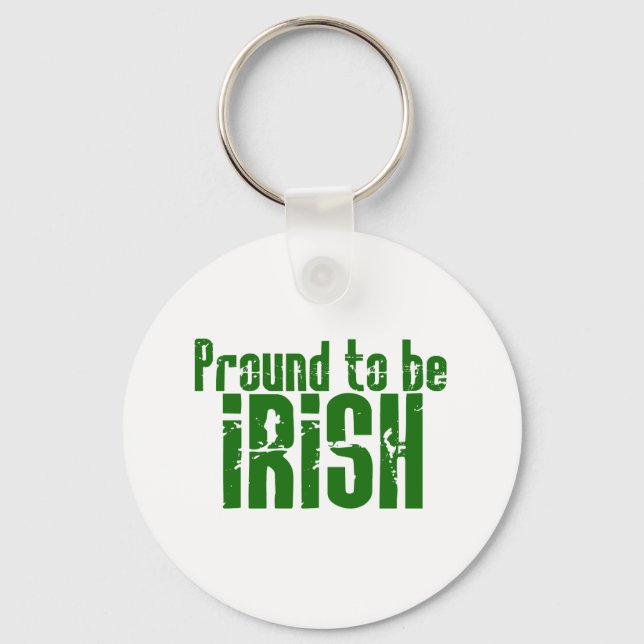 Proud to be Irish Key Ring (Front)