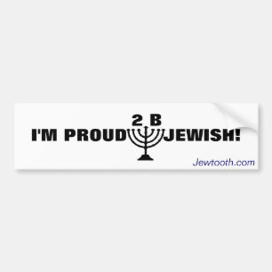 Proud to be Jewish! Bumper Sticker