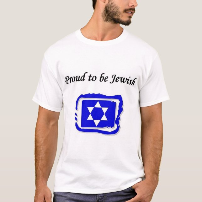 Proud to be Jewish tee (Front)