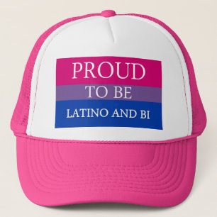 Proud To Be Latino and Bi Trucker Hat