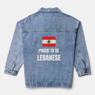 Proud to be Lebanese Denim Jacket