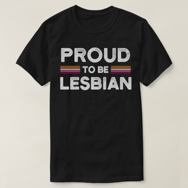 Proud to be lesbian LGBT Lesbian Pullover  (Design Front)