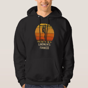 Proud To Be Lineman Fiancée Electric Cable Electri Hoodie