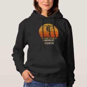 Proud To Be Lineman Fiancée Electric Cable Electri Hoodie