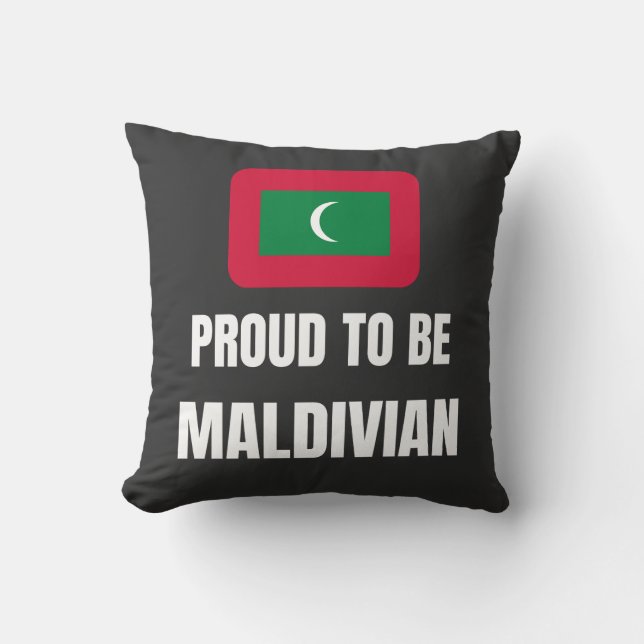 Proud to be Maldivian Cushion (Front)