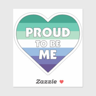 Proud to Be Me LGBTQ Gay Men Pride Heart