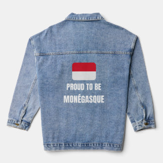 Proud to be Monegasque Denim Jacket