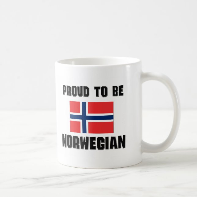 Proud To Be NORWEGIAN Coffee Mug (Right)