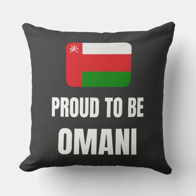 Proud to be Omani Cushion (Front)