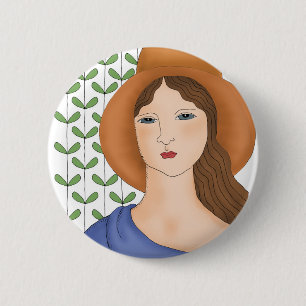 Proud to be Organic 6 Cm Round Badge