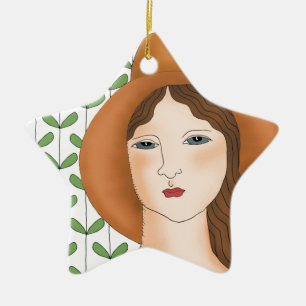 Proud to be Organic Ceramic Tree Decoration