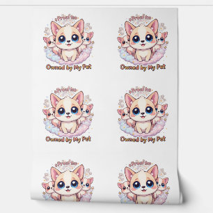 Proud to Be Owned by My Pet Cute Puppy Wallpaper