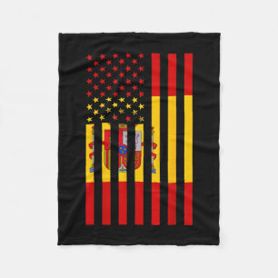 Proud To Be Spanish American Boy Girl Sister All S Fleece Blanket