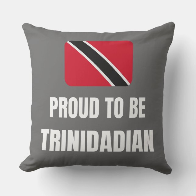 Proud to be Trinidadian Cushion (Front)